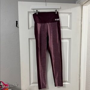 PINK Victoria's Secret Deep Purple Leggings